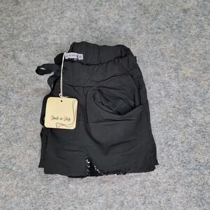 Made in Italy Star Sequin Pants Lounge Drawstring‎ XS